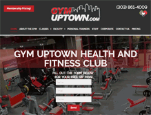 Tablet Screenshot of gymuptown.com